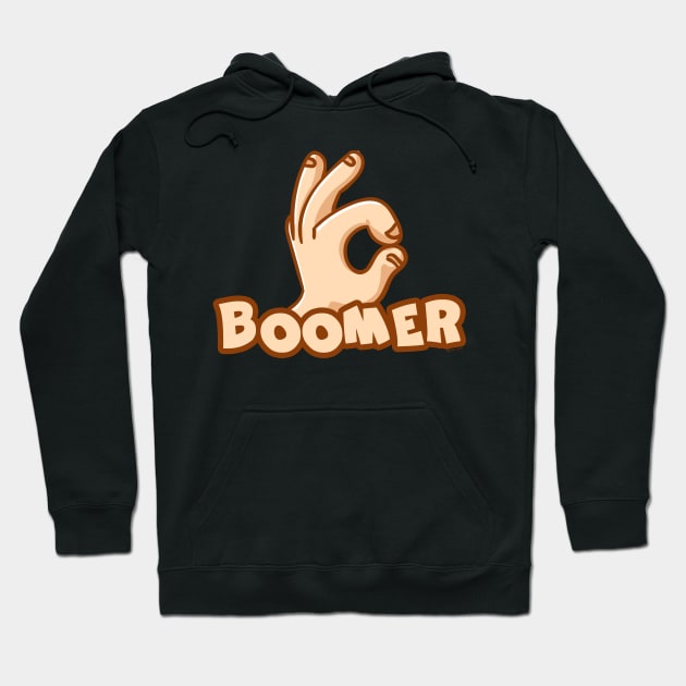 OK Boomer Hoodie by Cosmo Gazoo